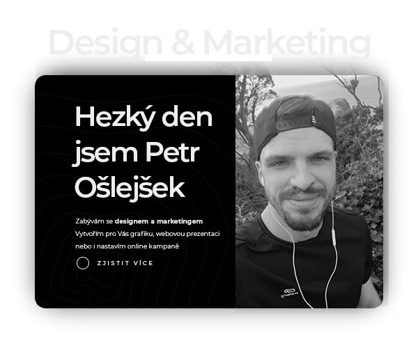 Petr Ošlejšek - Marketing & Design